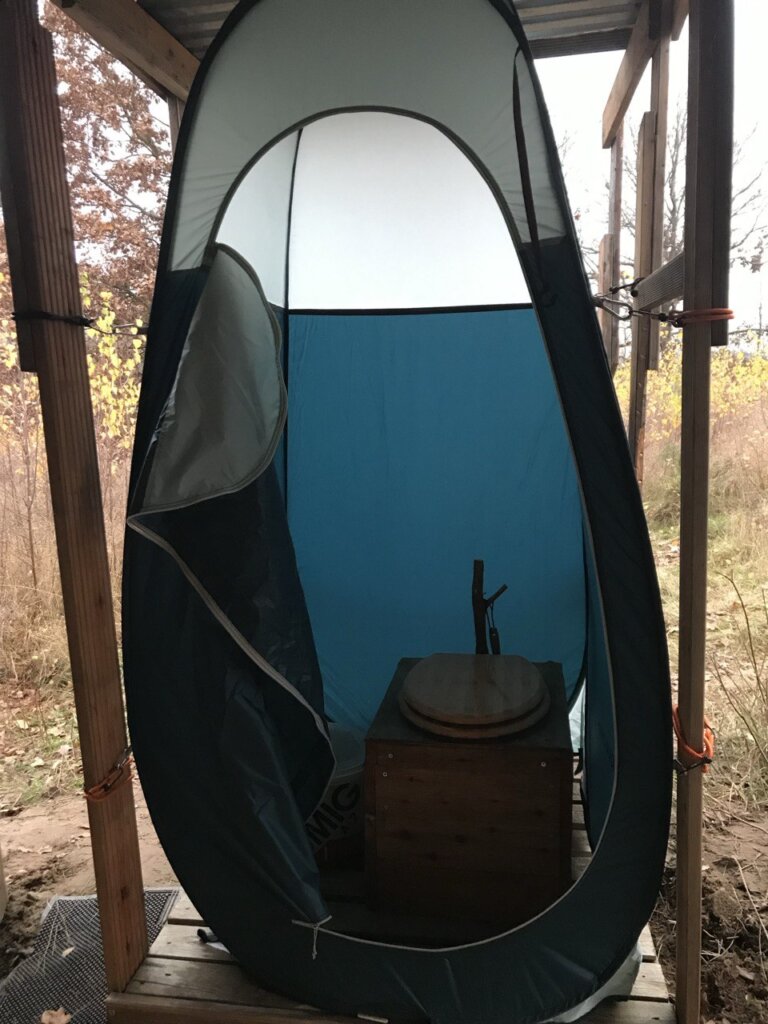 Unsere Luxus Trocken Trenn Toilette